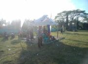 Bhabinkamtibmas Desa Janapria Amankan Turnamen Sepak Bola Liga Gubuk Gempang, Ajak Warga Jaga Kamtibmas