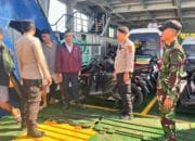 ‎Personel Kawasan Pelabuhan Laut Tano bersama tni bersinergi laksanakan pemantauan Situasi di Pelabuhan Laut Tano