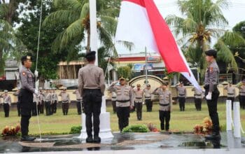 Polres Lombok Barat Peringati Haornas, Dorong Budaya Olahraga Sejak Dini