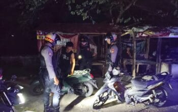 Cegah Kriminalitas, Tim Presisi Polres Lombok Barat Gelar Patroli di Lelede