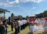 POLSEK SEKONGKANG AMANKAN PELAKSANAAN PAWAI TA’ARUF MTQ KE-XXI TINGKAT KABUPATEN SUMBAWA BARAT