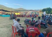 Polsek Brang Rea Amankan Lomba Eco Folk Walk Fashion di Harlah ke-114 Desa Tepas