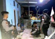 Patroli Jelang Subuh Sat Samapta Polres Bima Kota, Sampaikan Himbauan Kamtibmas kepada Warga