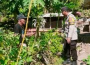 Bripka Ramli Dampingi Warga Kelola Lahan Pekarangan Pangan Bergizi di Desa Mantun