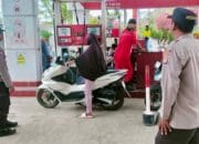 Jajaran Polsek Polres Sumbawa Barat Laksanakan Monitoring di Pertamina