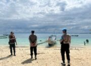 Polsek Sekotong Tingkatkan Patroli Wisata di Pantai Elak-Elak Lombok Barat
