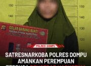 Tim Opsnal Satresnarkoba Polres Dompu berhasil mengamankan seorang perempuan berinisial NA (31), warga Dusun Tirtamengi, Desa Riwo, Kecamatan Woja, pada Senin dini hari (08/09/2025) sekitar pukul 00.05 WITA.