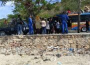 Satpolairud Polres Bima PAM Wisata, Menjamin Kenyamanan Masyarakat Yang Menikmati Libur Akhir Pekan di Pantai Kalaki