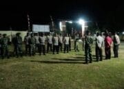 Jaga Sitkamtibmas Kondusif Polsek Monta, TNI dan Sat Pol PP Menggelar Patroli Gabungan