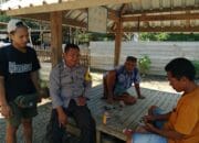 Bhabinkamtibmas Laksanakan Sambang Desa, Sampaikan Himbauan Kamtibmas