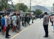 Kapolsek Kempo Kendalikan Situasi Aksi AMM di Dompu, Dialog Panas Berujung Damai
