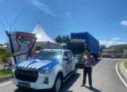 Logistik MotoGP Mandalika 2025 Tiba di Sirkuit dengan Pengawalan Polisi