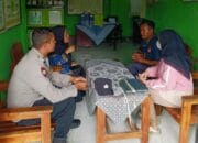 Bhabinkamtibmas Desa Lendang Ara Polsek Kopang Ajak Guru dan Siswa Sukseskan Program MBG