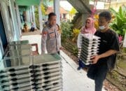 Bhabinkamtibmas Bonder Kawal Pendistribusian Makanan Bergizi Gratis, Sinergi Polsek dan Yayasan untuk Masa Depan Anak Bangsa
