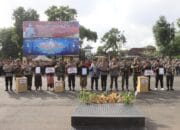 ‎Jelang MotoGP 2025, Polres Loteng Gelar Apel Satkamling Perkuat Harkamtibmas. ‎ ‎
