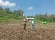 Bhabinkamtibmas Rababaka Dukung Ketahanan Pangan Lewat Pendampingan Petani