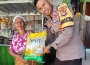 Polsek Rasanae Timur Berbagi Kebaikan, Salurkan Bantuan Beras untuk Warga yang Membutuhkan