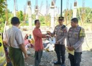 Polres Lombok Barat Salurkan Bantuan Sosial di Dusun Mendawe Utara Sekotong