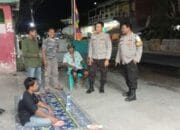 Menekan Aksi Kriminalitas dan Jaga Stabilitas Kamtibmas Polsek Woha Polres Gelar Patroli KRYD Malam Hari