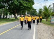 Kapolres Pimpin Olahraga Bersama, Tingkatkan Semangat Kebersamaan dan Kekompakan Personel