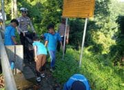 Satuan Lalu Lintas Polres Lombok Utara Adakan Kegiatan Sosialisasi dan Pembersihan Sampah di Pusuk Pass