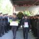 Penghormatan Terakhir Kapolres dan Anggota Hantarkan Jenazah Kasat Binmas Polres Sumbawa Barat