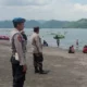 Polisi Jaga Pantai Cemare, Wisatawan Kini Lebih Tenang