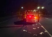 Satlantas Lombok Barat Antisipasi Kejahatan Malam di By Pass BIL 2