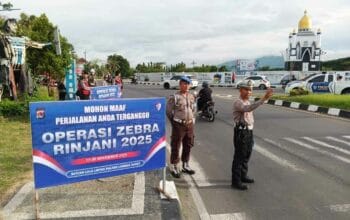 Cek Kelengkapan! Operasi Zebra Rinjani Intensif di Lombok Barat