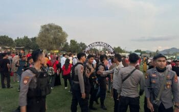 Polres Bima Optimalkan Pengamanan Final Turnamen Sepak Bola Piala Bupati Bima Tahun 2025