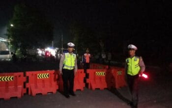 Malam Bebas Kendaraan di Gerung Berlangsung Lancar dan Tertib