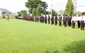 Khidmat Upacara Hari Pahlawan 10 November 2025 di Polres Sumbawa Barat