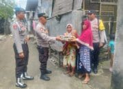 Model Kemanusiaan: Polsek Kediri Donasikan Telur 132 Minggu