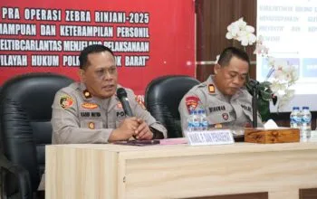 Ciptakan Kamseltibcar Lantas, Polres Lobar Rampungkan Lat Pra Ops Zebra