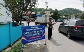 Utamakan Teguran, Sat Lantas Lobar Sasar Pelanggaran R2 di Lembar