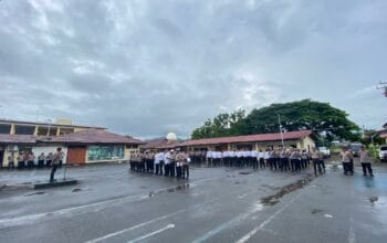 WAKA POLRES DOMPU BERIKAN PENGARAHAN DAN PENGENDALIAN UNTUK CEGAH PELANGGARAN PERSONEL PNPP