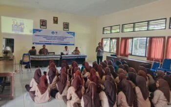 POLSEK PRAYA GELAR SOSIALISASI PEMBUKAAN “SMA KEMALA TARUNA BHAYANGKARA” T.A. 2026/2027 DI SMPN 3 PRAYA