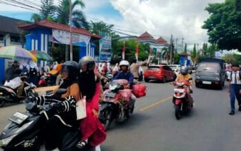 Komitmen Polri: Polsek Gerung Hadir di Titik Padat Lalu Lintas