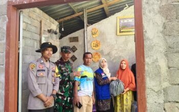 Bhabinkamtibmas Desa Banjar Tinjau Rumah Warga Terdampak Cuaca Ekstrim