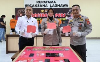Operasi Antik Rinjani 2025 Polres Sumbawa, Amankan 7 Tersangka dan Sita 17,85 Gram Sabu