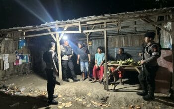 Sat Samapta Polres Bima Kota Gelar Patroli Dialogis, Sampaikan Himbauan Kamtibmas kepada Masyarakat