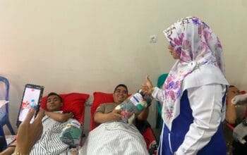 Peduli Sesama, Sat Samapta Polres Bima Kota Laksanakan Bhakti Sosial Donor Darah
