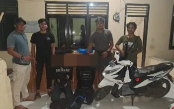 Tim Opsnal Polsek Sape Polres Bima Kota Amankan Dua Terduga Pelaku Pencurian Ternak