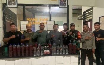 Pangkas Biang Kerok Keresahan Masyarakat dan Jaga Stabilitas Kamtibmas Jelang Pergantian Tahun, Polsek Bolo Sita Puluhan Botol Miras