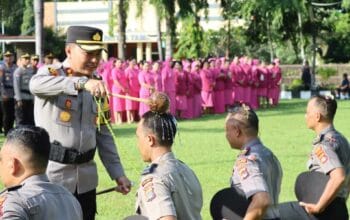 Polres Lombok Barat Gelar Kenaikan Pangkat Personel