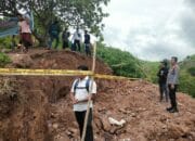 Polsek Prabarda Tutup Tambang Emas Ilegal di Gunung Kongbawi.