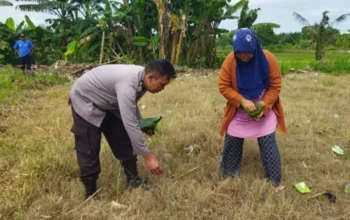 Sinergi Polsek Labuapi dan Warga Wujudkan Desa Mandiri Pangan