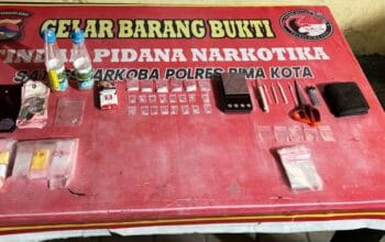 Tim Opsnal Sat Resnarkoba Polres Bima Kota Kembali Amankan 22 Paket Sabu Siap Edar di Desa Rai Oi Sape