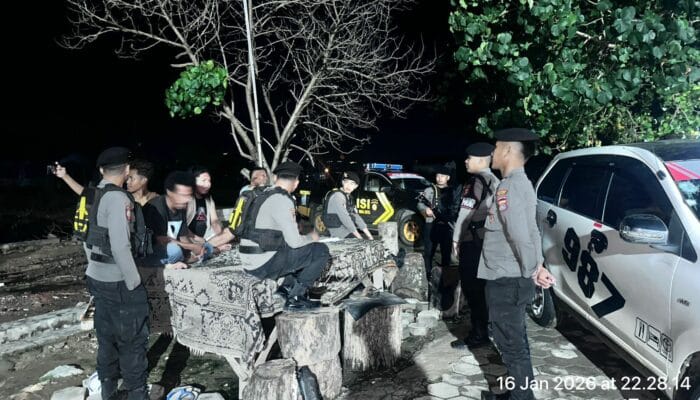 Patroli Blue Light Unit Turjawali Sat Samapta Polres Bima Kota, Himbau dan Antisipasi Kegiatan Malam Hari