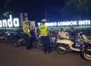 Satlantas Polres Lobar Sisir Bypass BIL 1-2, Cegah Balap Liar Malam Hari